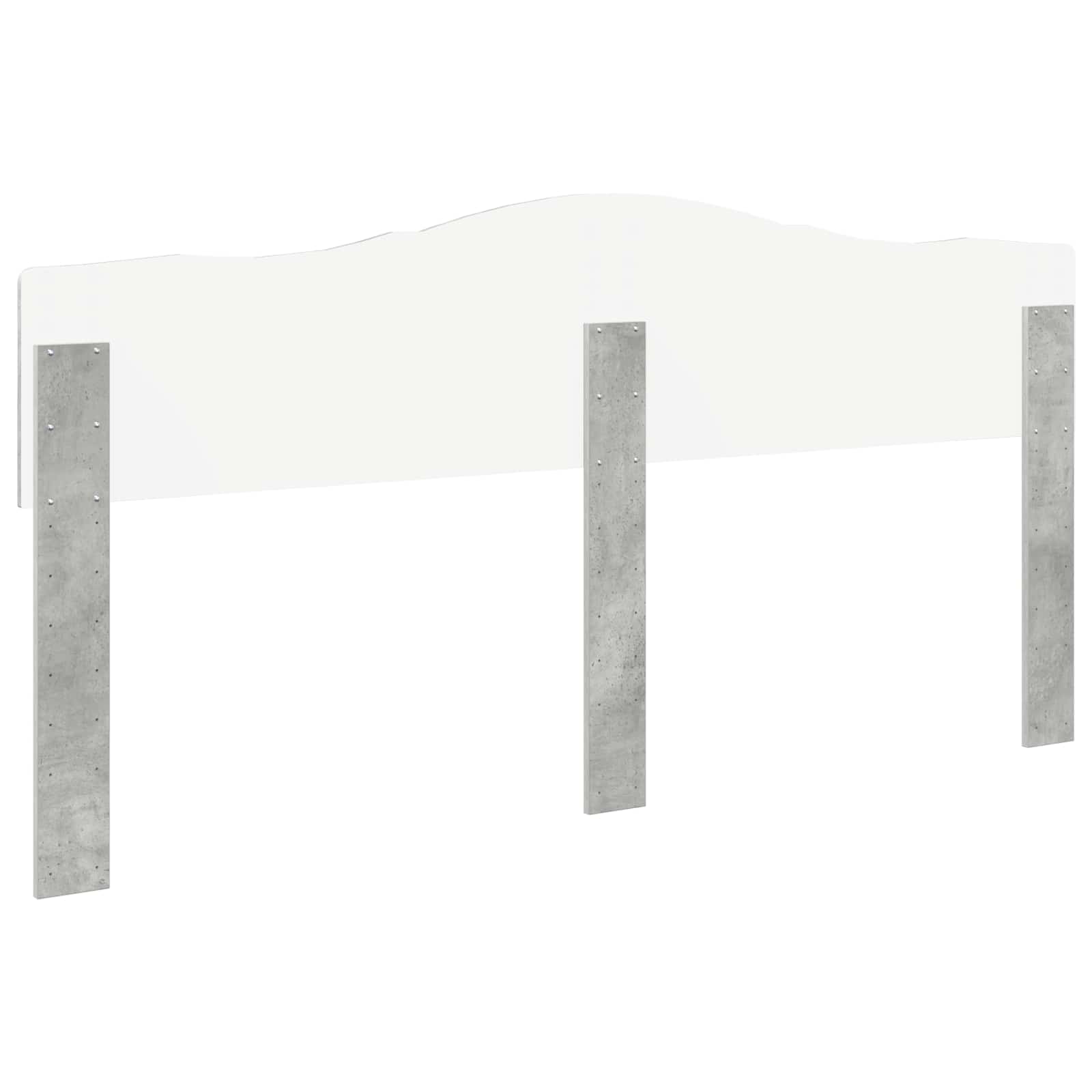 Cabecero Gris Concreto Madera contrachapada