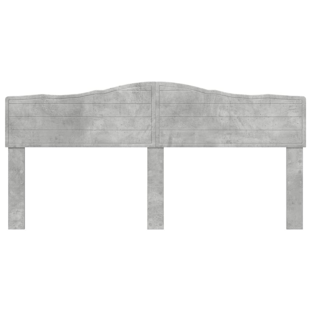 Cabecero Gris Concreto Madera contrachapada