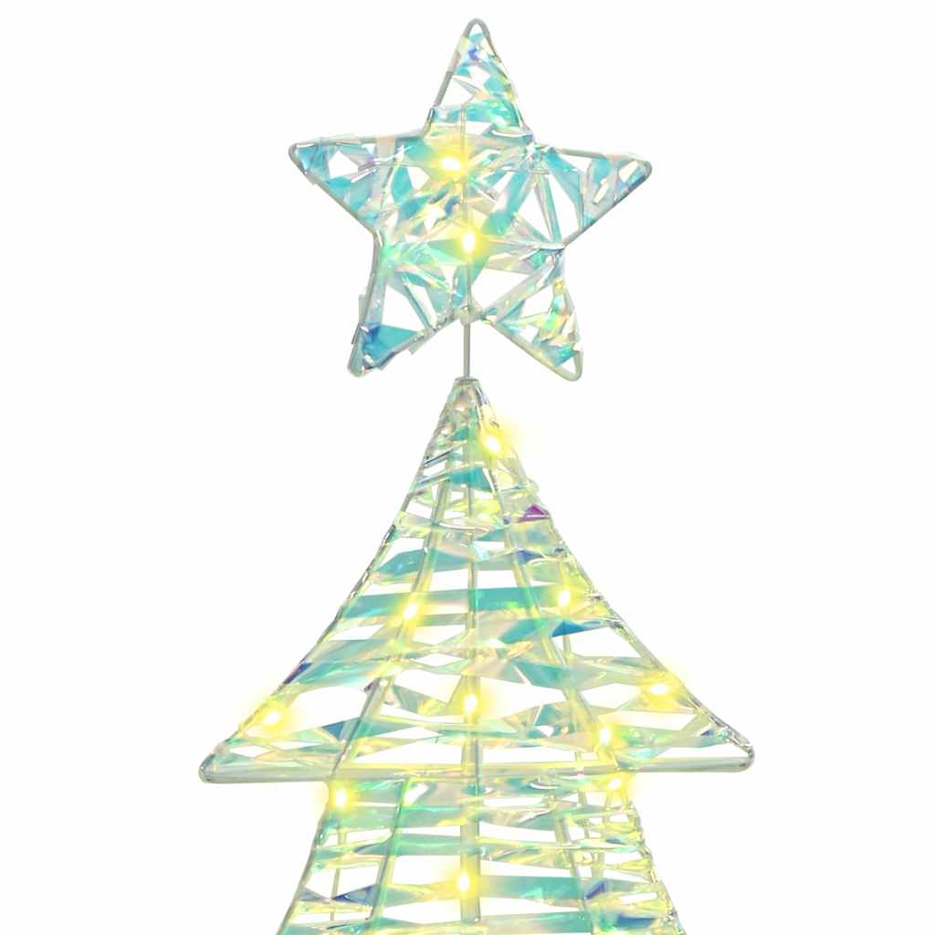 Árbol de Navidad con 120 LED cálido 120,5 cm PET