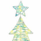Árbol de Navidad con 120 LED cálido 120,5 cm PET
