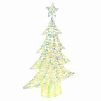 Árbol de Navidad con 120 LED cálido 120,5 cm PET