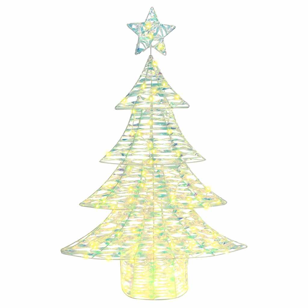 Árbol de Navidad con 120 LED cálido 120,5 cm PET