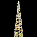 Árbol de Navidad con 90 LED 3 pcs cálido 20 x 20 x 80 cm PET