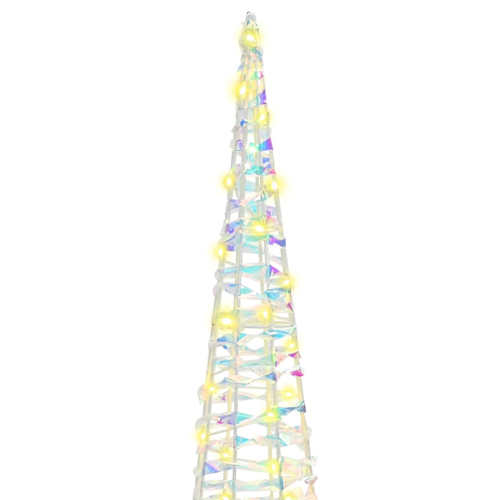 Árbol de Navidad con 90 LED 3 pcs cálido 20 x 20 x 80 cm PET