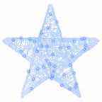 Estrella 3D con 50 LED Azul 55 x 53.5 x 10 cm Acrílico