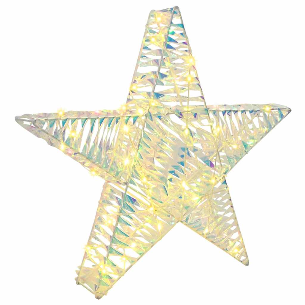 Estrella 3D con 50 LED cálido 55 x 52.5 x 9 cm PET