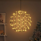 Bola con 160 LED cálido 50,5 x 50,5 x 52 cm Metal