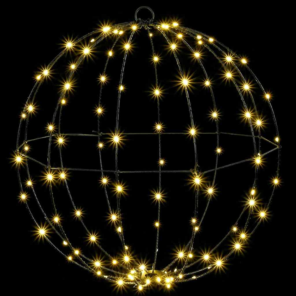 Bola con 160 LED cálido 50,5 x 50,5 x 52 cm Metal