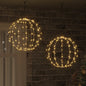 Bola con 160 LED cálido 50,5 x 50,5 x 52 cm Metal