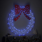 Corona con 150 LED Azul 120 cm Acrílico