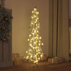 Árbol de Navidad con 100 LED Cálido 120 cm PET