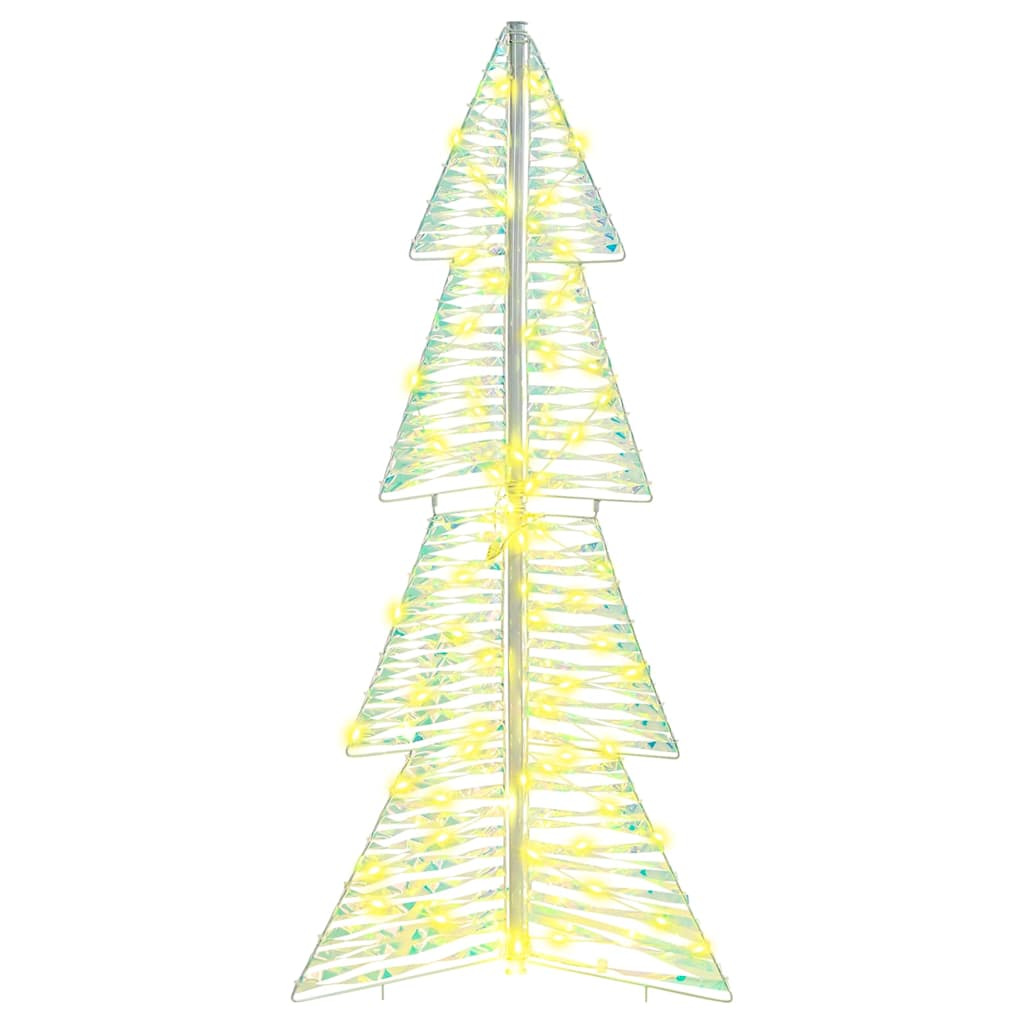 Árbol de Navidad con 100 LED Cálido 120 cm PET