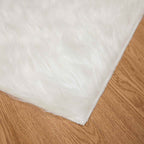 Alfombra de de oveja sintética TAFALLA 100 x 200 cm Poliéster
