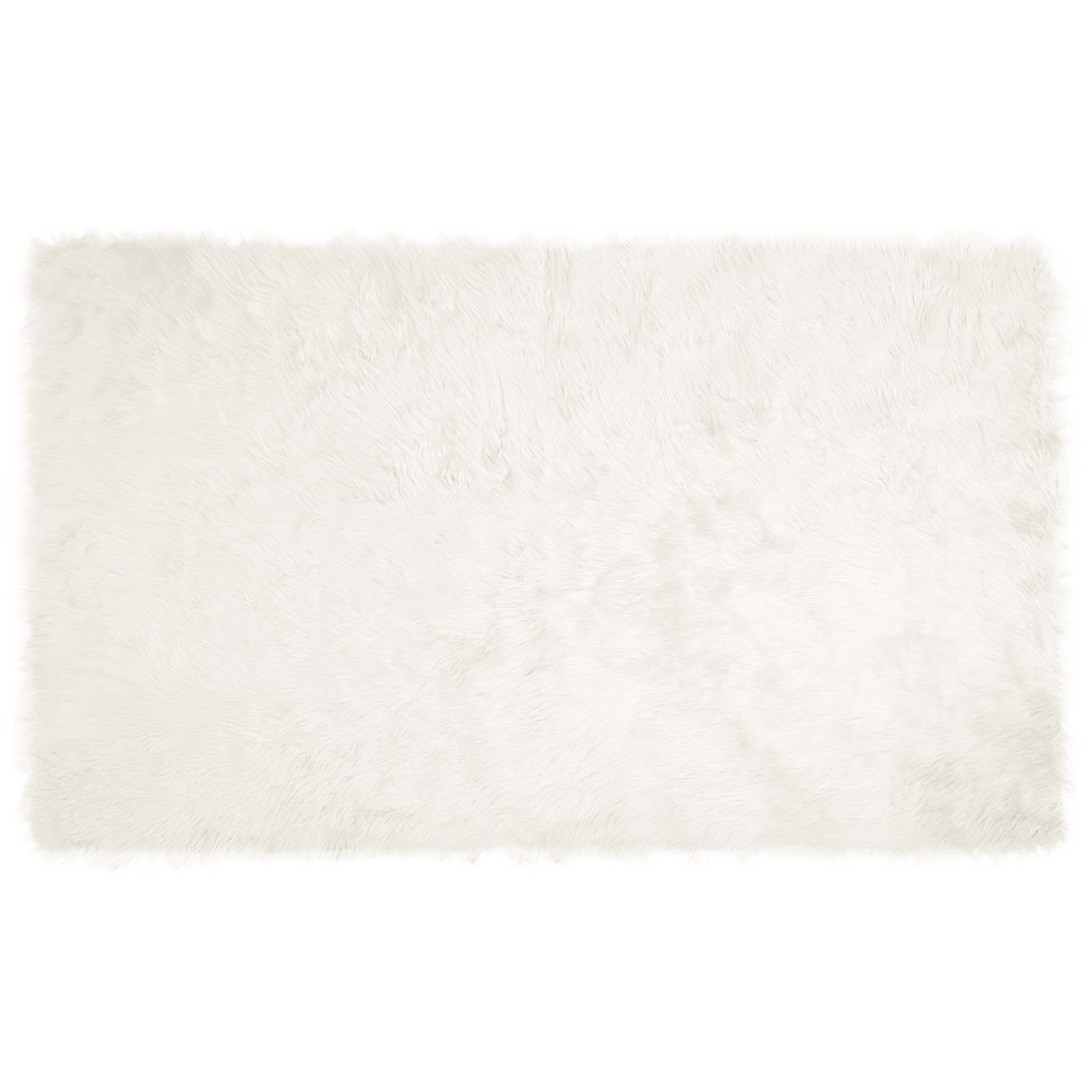 Alfombra de de oveja sintética TAFALLA 100 x 200 cm Poliéster