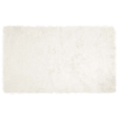Alfombra de de oveja sintética TAFALLA 100 x 200 cm Poliéster