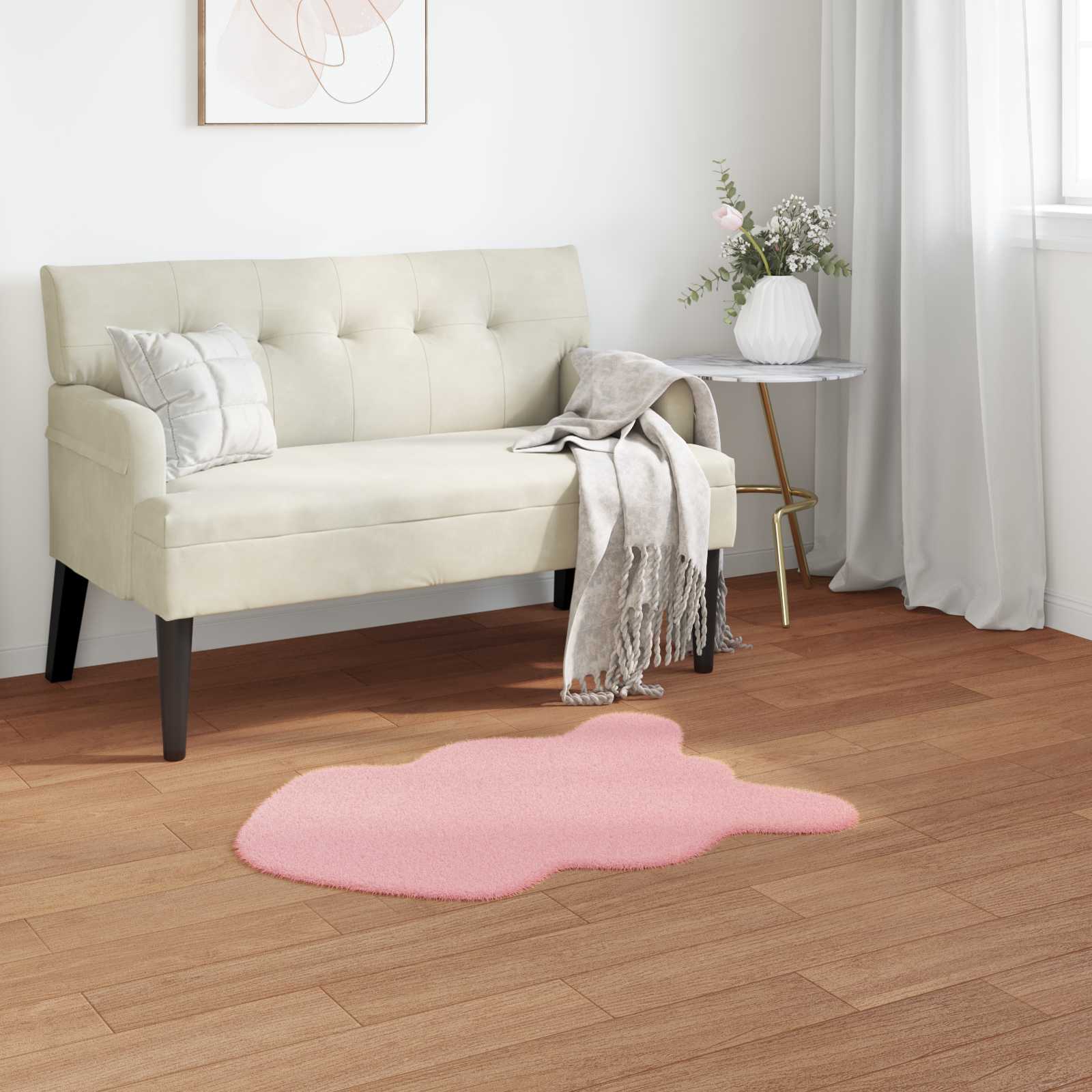 Alfombra antideslizante de sintética de conejo OLITE 50 x 80 cm