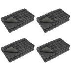 Manta antideslizante de sintética de conejo Olite 4 pcs