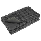 Manta antideslizante de sintética de conejo Olite 4 pcs