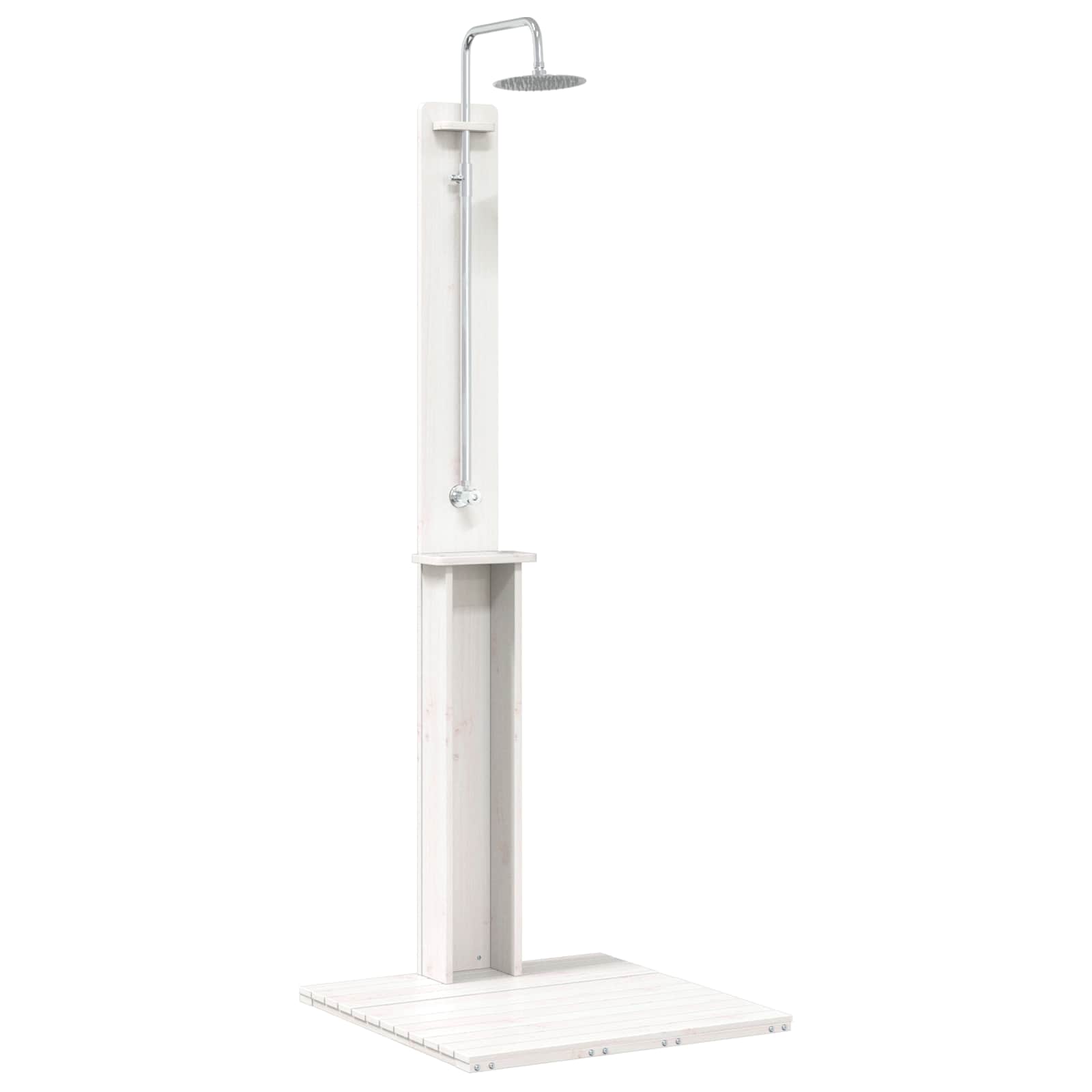 Ducha exterior 75 x 76 x 217 cm Pino macizo