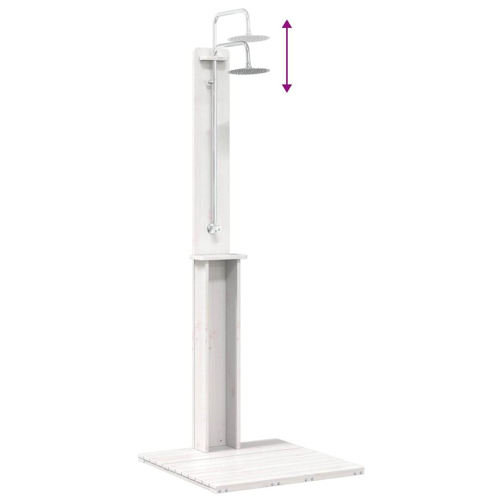 Ducha exterior 75 x 76 x 217 cm Pino macizo