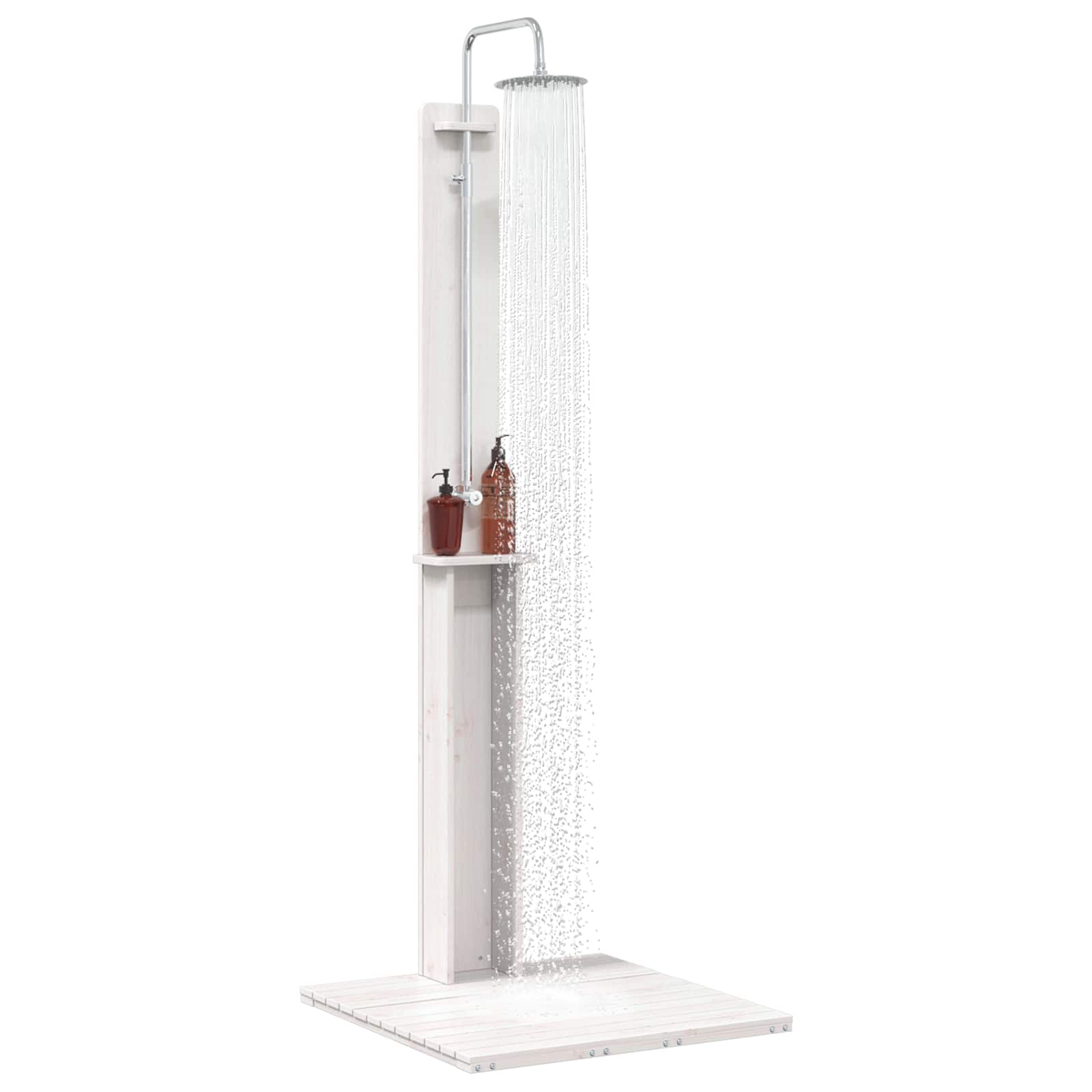Ducha exterior 75 x 76 x 217 cm Pino macizo