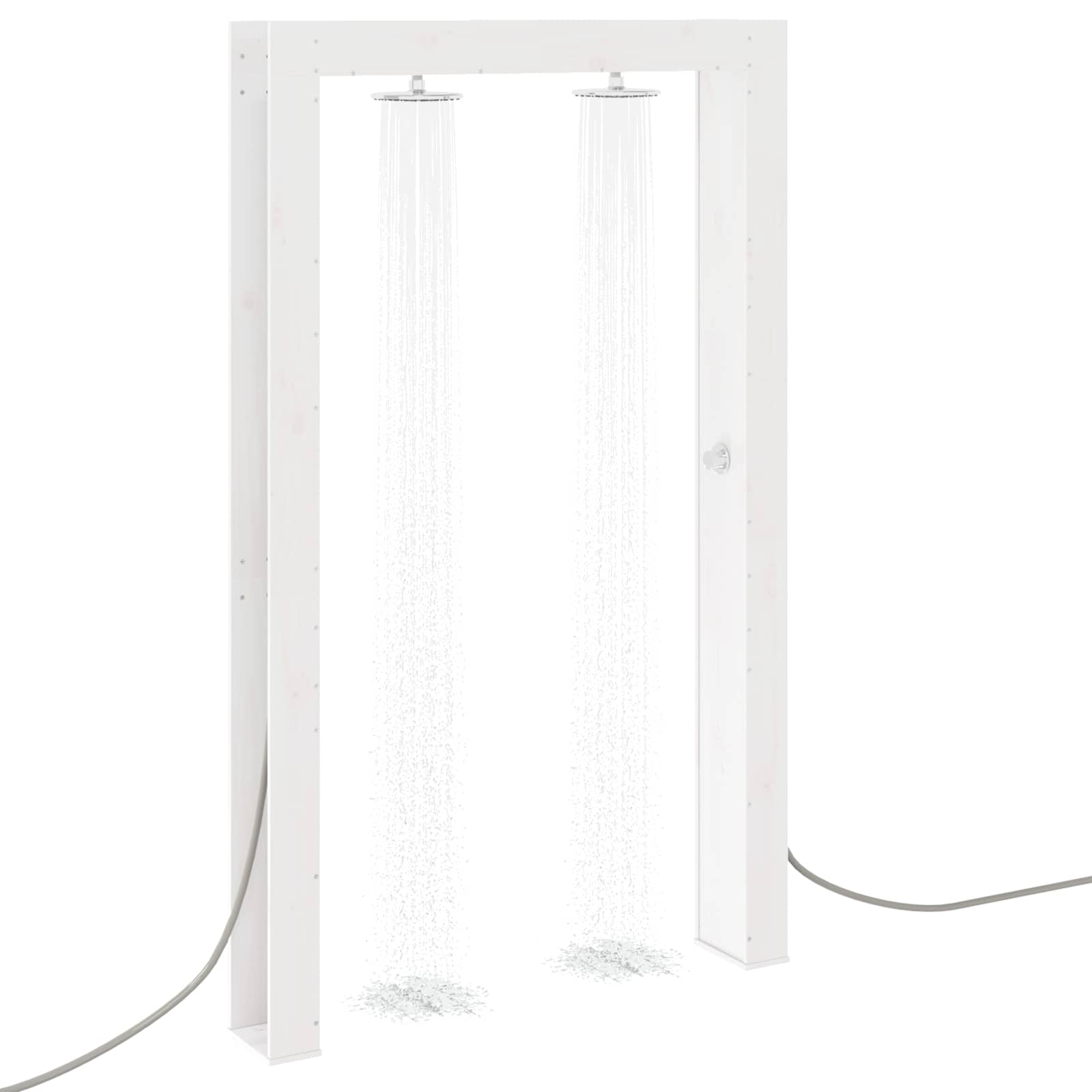 Ducha exterior 137 x 23 x 226 cm Pino macizo