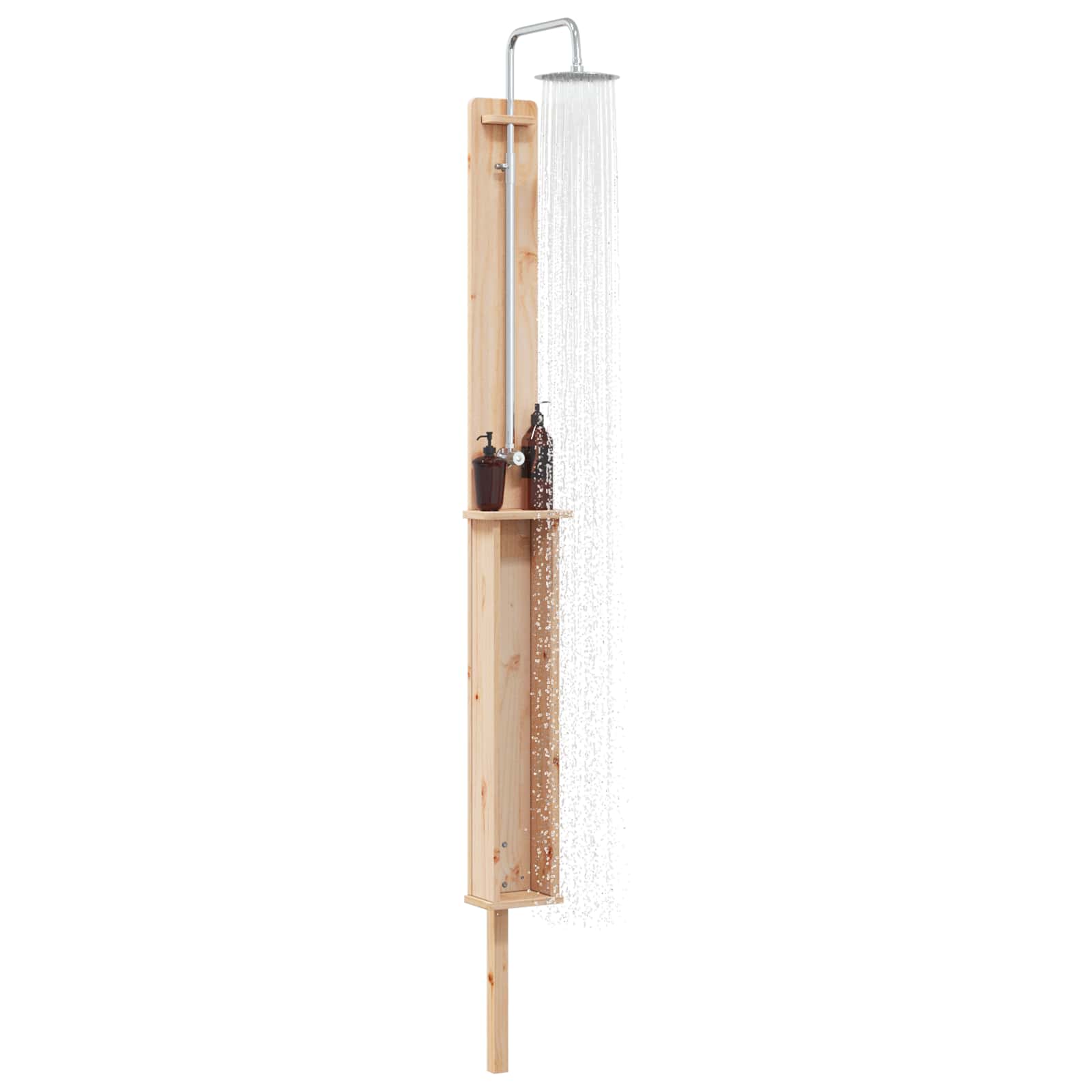 Ducha exterior Ajustable Natural 24 x 19 x 246 cm
