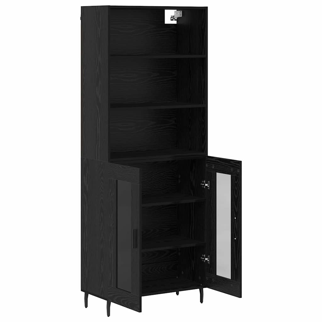 Aparador alto Roble Negro 69,5 x 34 x 180 cm