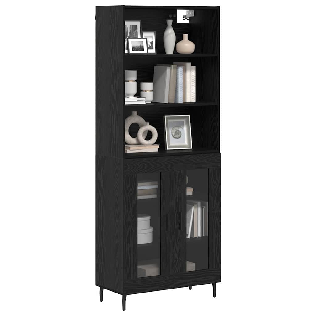 Aparador alto Roble Negro 69,5 x 34 x 180 cm