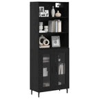Aparador alto Roble Negro 69,5 x 34 x 180 cm