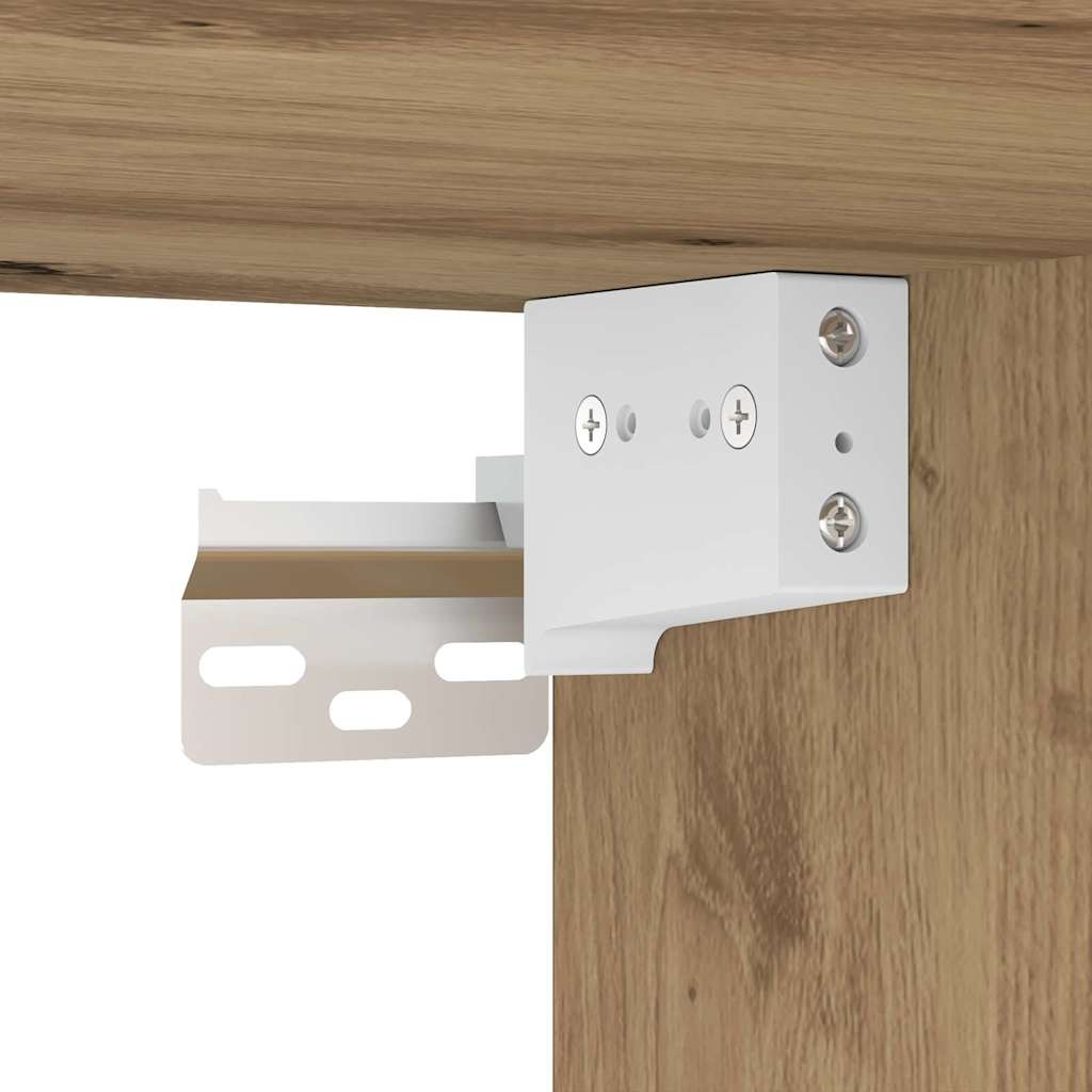 Aparador alto 2 pcs Madera envejecida