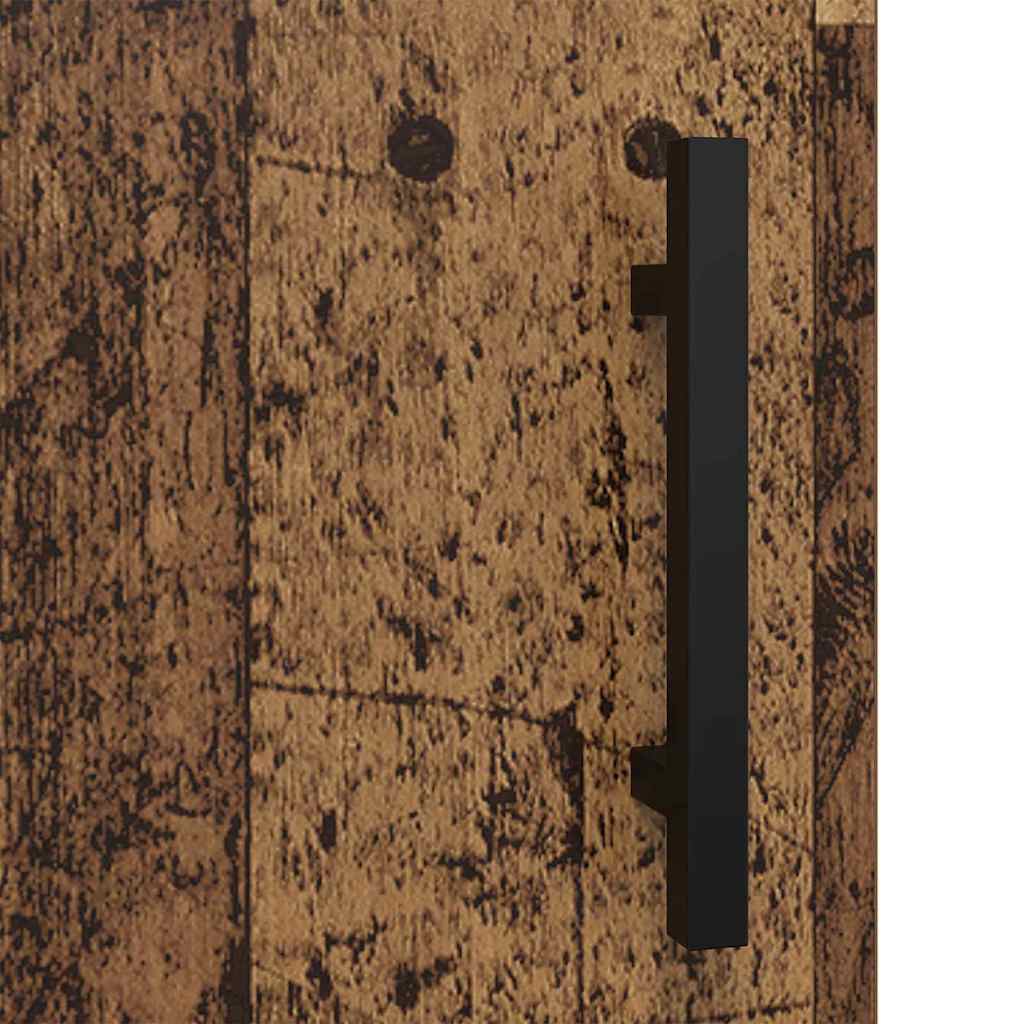 Aparador alto 2 pcs Madera vieja Madera de ingeniería