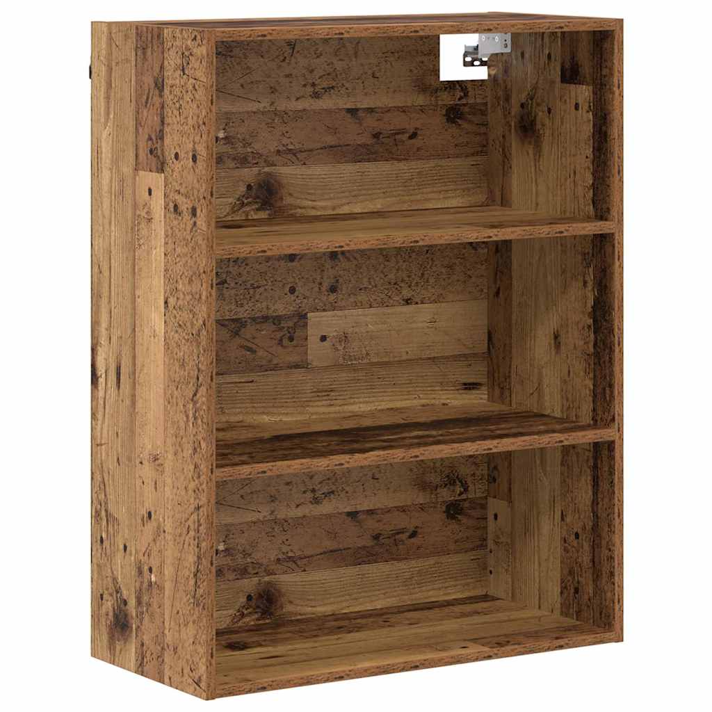 Aparador alto 2 pcs Madera vieja Madera de ingeniería