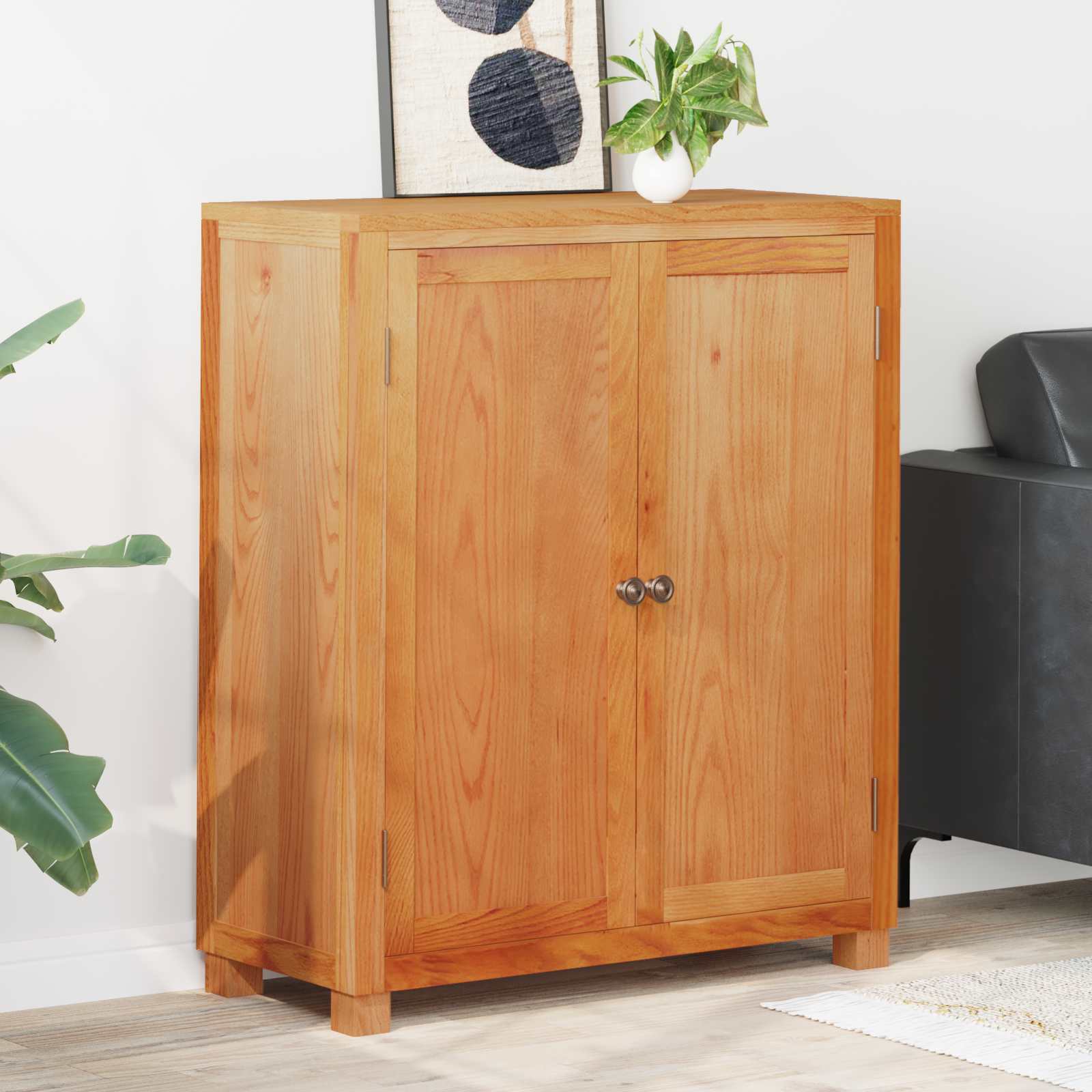 Armario con almacenamiento Marrón Madera de ingeniería
