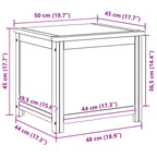 Caja de Almacenamiento con almacenamiento 50 x 45 x 45 cm