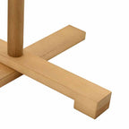 Árbol de Navidad de madera con soporte Marrón 210 cm Bambú