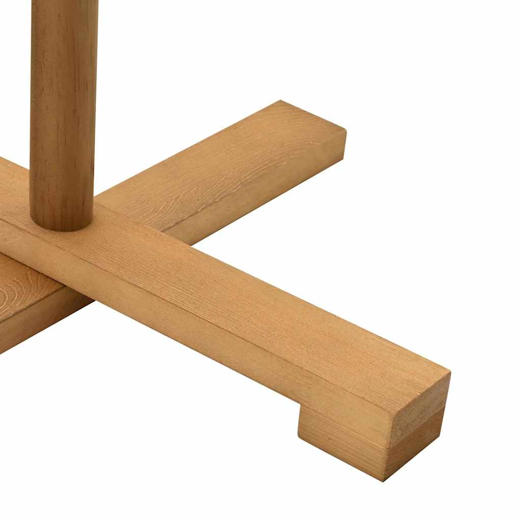 Árbol de Navidad de madera Marrón 125 cm Madera maciza de pino