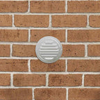 Rejillas de ventilación de aire 4 pcs Plateado 100 mm