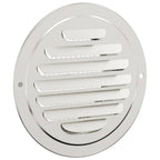 Rejillas de ventilación de aire 4 pcs Plateado 100 mm