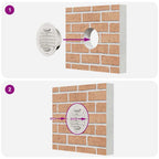 Rejillas de ventilación de aire 4 pcs Plateado 100 mm