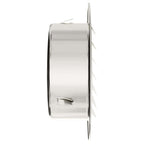 Rejillas de ventilación de aire 4 pcs Plateado 100 mm