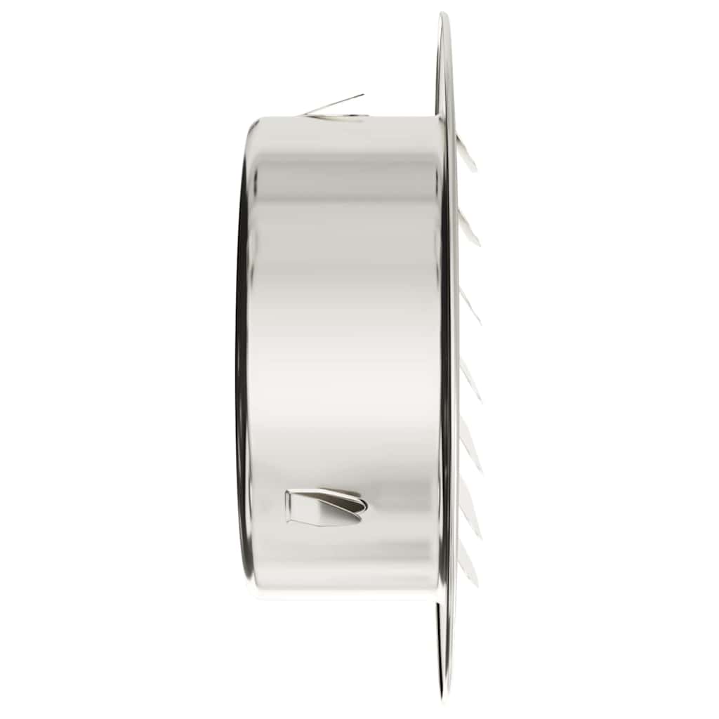 Rejillas de ventilación de aire 4 pcs Plateado 100 mm