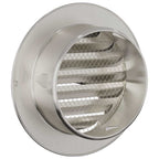Rejillas de ventilación de aire 2 pcs Plateado 100 mm