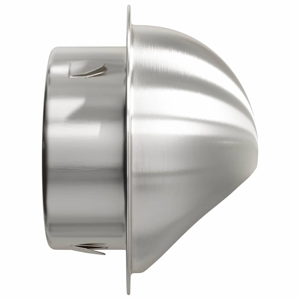 Rejillas de ventilación de aire 2 pcs Plateado 100 mm