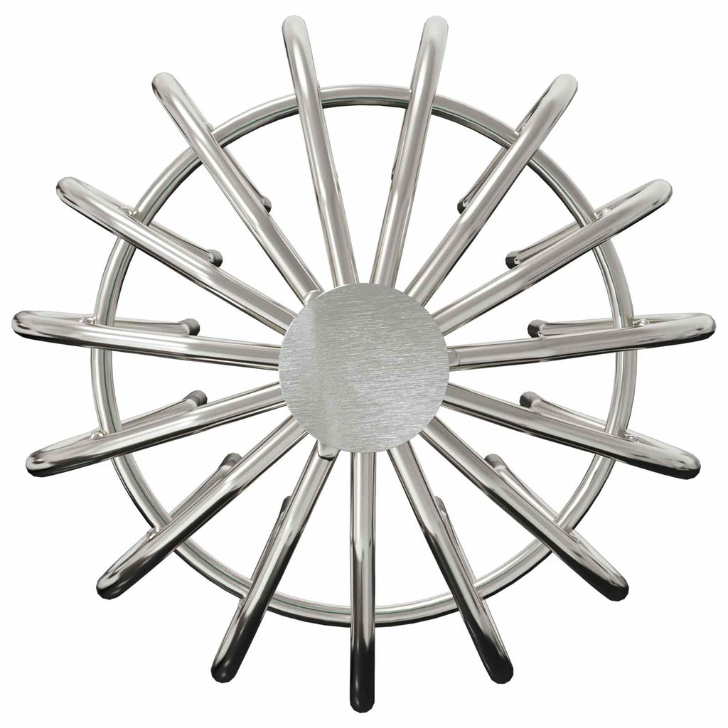 Protector para Hojas de Canalón 2 pcs Plateado 110 mm