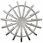 Protector para Hojas de Canalón 2 pcs Plateado 110 mm