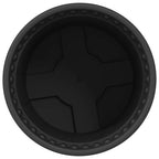 Maceta Redonda para Flores 24 pcs Negro Ø 12,5 x 10 cm Plástico