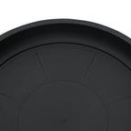 Bandeja Redonda para Flores 24 pcs Negro Ø 14 x 2 cm Plástico