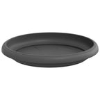 Bandeja Redonda para Flores 24 pcs Negro Ø 14 x 2 cm Plástico