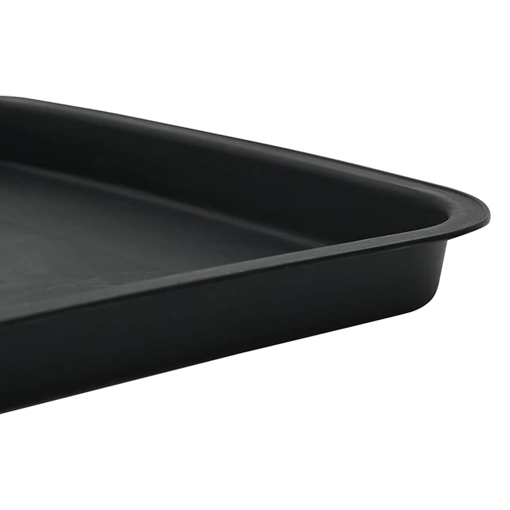 Bandeja Cuadrada para Flores 24 pcs Negro 15 x 15 x 2 cm